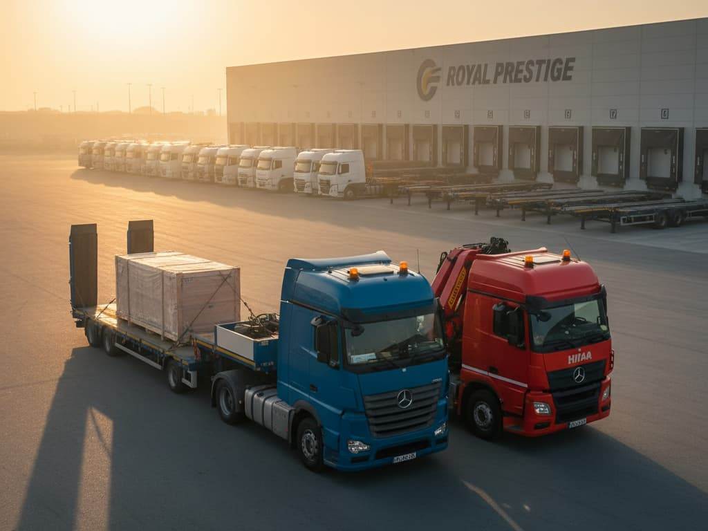 Team and equipment of Royal Prestige Transportation